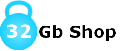 Логотип компании 32gb shop