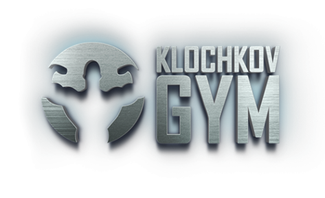 Логотип компании Klochkov Gym