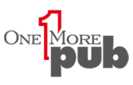 Логотип компании OneMore Pub