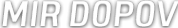 Логотип компании MIR DOPOV
