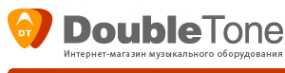 Логотип компании DoubleTone центр музыкальных инструментов