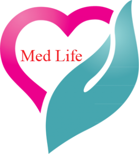 Логотип компании МЕДЛАЙФ