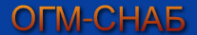 Логотип компании ОГМ-снаб
