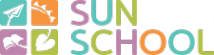 Логотип компании Английский детский сад Sun School Авиаконструктора Микояна