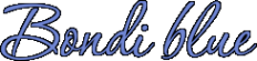 Логотип компании Bondi blue