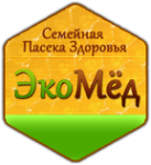Логотип компании ЭкоМёд