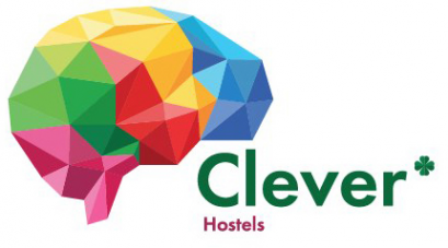 Логотип компании Clever Hostels