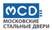 Логотип компании Московские стальные двери
