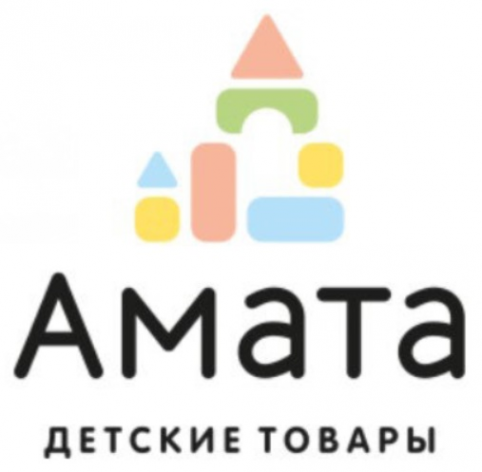 Логотип компании Амата - детские товары