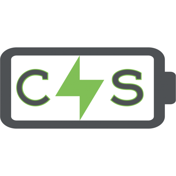 Логотип компании ChargingShop - заряженный интернет магазин