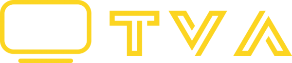 Логотип компании TVA - команда профессионалов интеграции оборудования в сфере телевидения, видеопроизводства.