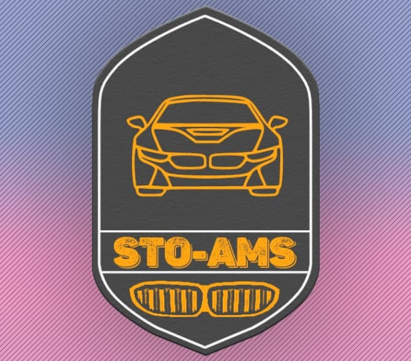 Логотип компании ООО "АМС"- автосервис