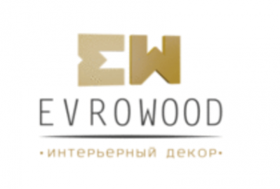 Логотип компании EVROWOOD Интерьерный дизайн