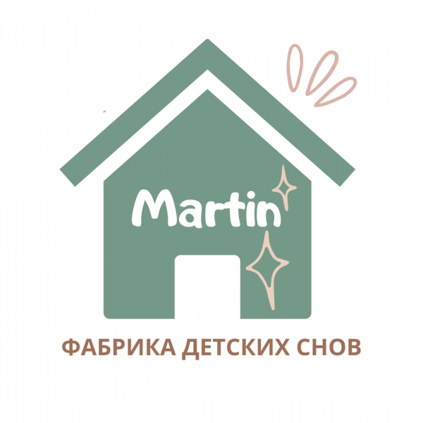 Логотип компании Фабрика детских снов "Martin"