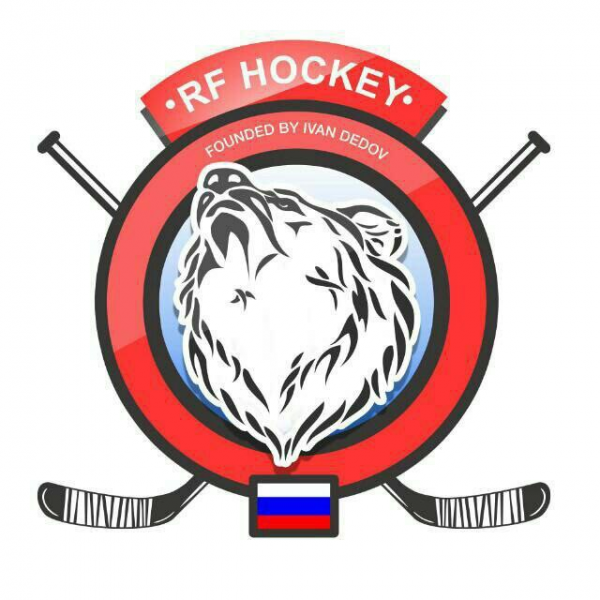 Логотип компании Школа хоккея для детей и взрослых "RF Hockey" (г. Москва)
