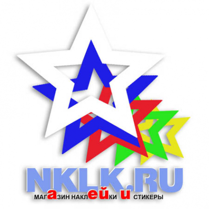 Логотип компании Магазин наклеек NKLK.RU