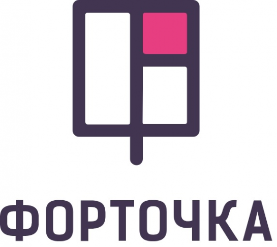 Логотип компании Салон окон "Форточка"