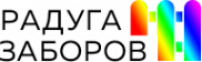 Логотип компании Радуга заборов