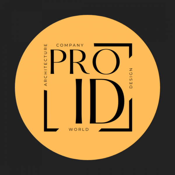 Логотип компании Студия дизайна интерьера: PRO Interior Design — PROID.studio