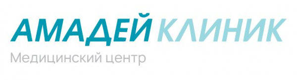 Логотип компании Амадей Клиник на Победе