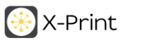 Логотип компании x-print